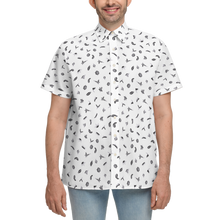 Load image into Gallery viewer, Eeleganza Unisex Classic Short-Sleeve Button-Up Shirt