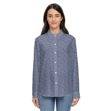 Load image into Gallery viewer, Treptichnus Women's Classic Long Sleeve Button-Up Shirt