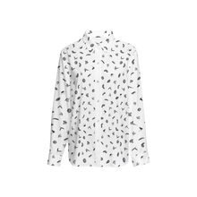 Load image into Gallery viewer, Eeleganza Women's Classic Long-Sleeve Button-Up Shirt