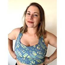 Load image into Gallery viewer, Pachyderm Print Longline Sports Bra