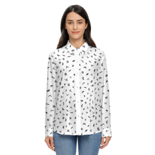 Load image into Gallery viewer, Eeleganza Women's Classic Long-Sleeve Button-Up Shirt
