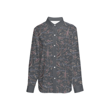 Load image into Gallery viewer, Lyme Regis Women's Classic Long Sleeve Button-Up Shirt