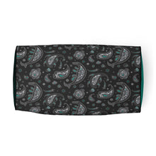 Load image into Gallery viewer, Kansas Cretaceous Paisley Duffle bag