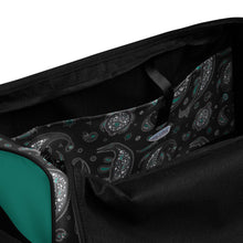 Load image into Gallery viewer, Kansas Cretaceous Paisley Duffle bag