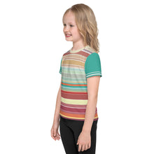 Load image into Gallery viewer, John Day Stripetigraphy Kids Crew Neck Tee
