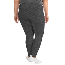 Load image into Gallery viewer, Grey Treptichnus Leggings in Plus Size

