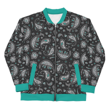 Load image into Gallery viewer, Kansas Cretaceous Paisley Bomber Jacket