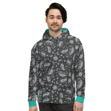 Load image into Gallery viewer, Kansas Cretaceous Paisley Unisex Hoodie
