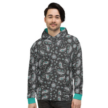 Load image into Gallery viewer, Kansas Cretaceous Paisley Unisex Hoodie