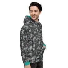 Load image into Gallery viewer, Kansas Cretaceous Paisley Unisex Hoodie