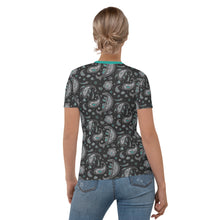 Load image into Gallery viewer, Kansas Cretaceous Paisley Crew-Neck Shirt in Slate