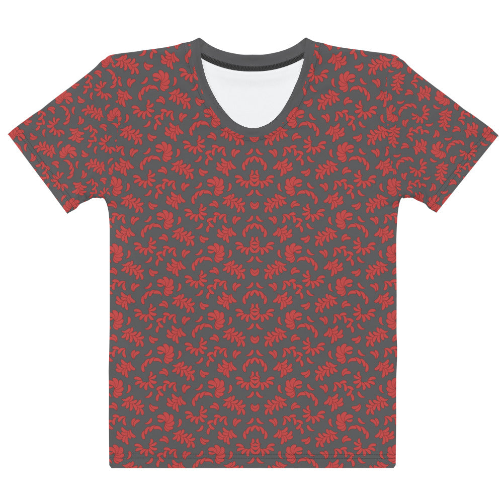 Treptichnus Crew-Neck Shirt in Red