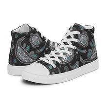 Load image into Gallery viewer, Kansas Cretaceous Paisley High Tops (Men's)