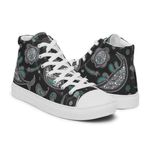 Load image into Gallery viewer, Kansas Cretaceous Paisley High Tops (Men's)