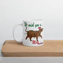 Load image into Gallery viewer, Oreodont Christmas Ceramic Mug