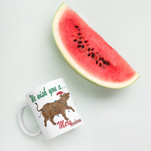 Load image into Gallery viewer, Oreodont Christmas Ceramic Mug