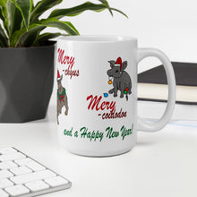 Load image into Gallery viewer, Oreodont Christmas Ceramic Mug