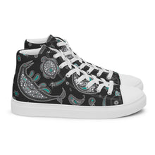 Load image into Gallery viewer, Kansas Cretaceous Paisley High Tops (Women's)