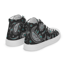 Load image into Gallery viewer, Kansas Cretaceous Paisley High Tops (Women's)