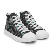 Load image into Gallery viewer, Kansas Cretaceous Paisley High Tops (Women's)