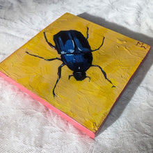 Load image into Gallery viewer, Original Painting - Darkling Beetle - 7&quot;x7&quot;
