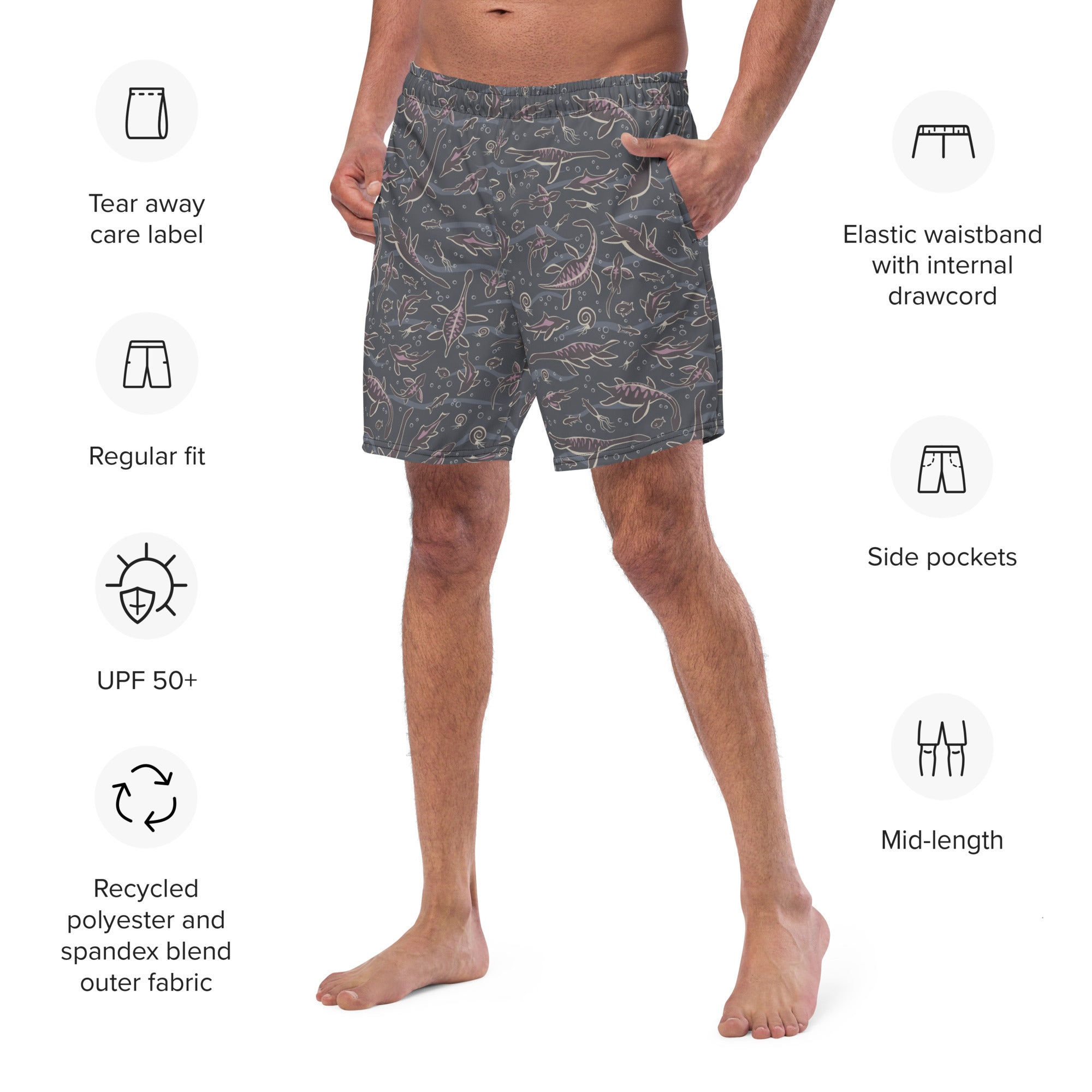 Lyme Regis Swim Trunks Geopetal Fabric