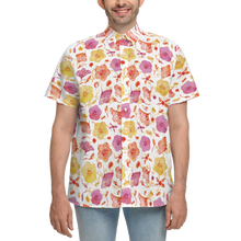 Load image into Gallery viewer, Eocene Florals Classic Short-Sleeve Button-Up Shirt
