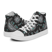Load image into Gallery viewer, Kansas Cretaceous Paisley High Tops (Men&#39;s)
