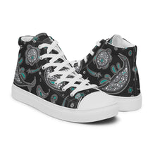 Load image into Gallery viewer, Kansas Cretaceous Paisley High Tops (Men&#39;s)

